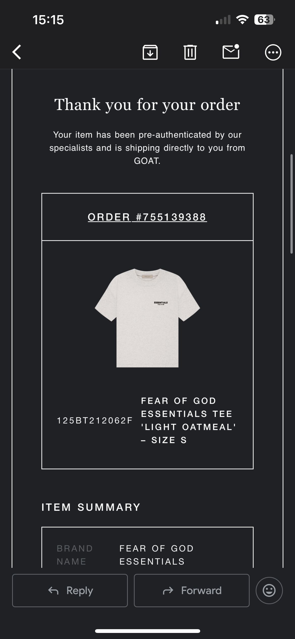 FOG Essentials short set (Light OatMeal)