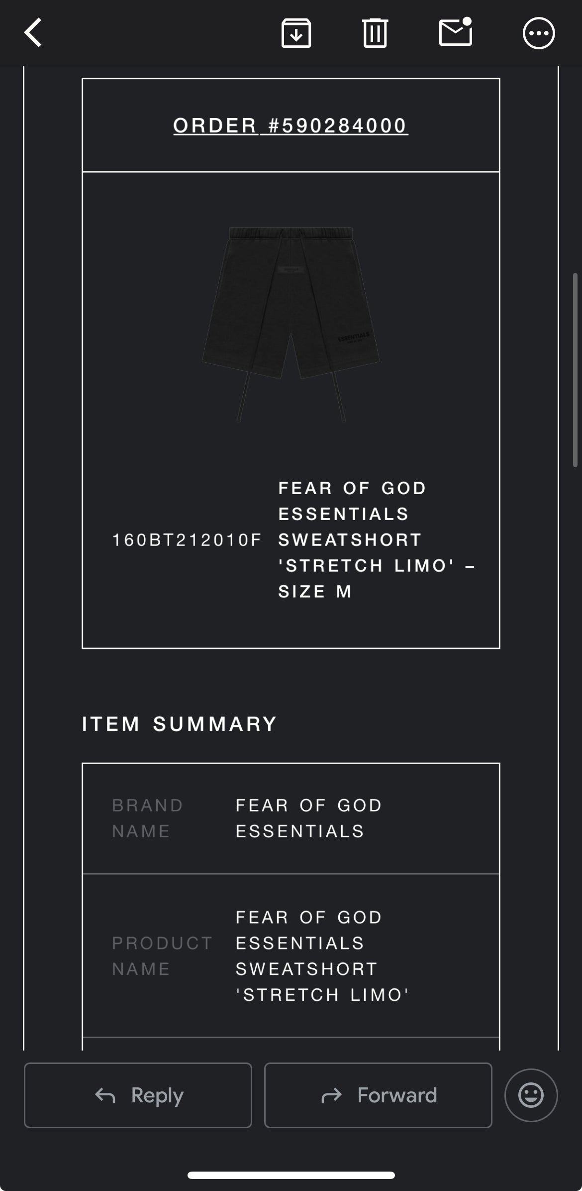 FOG Essentials Short Set (Black)